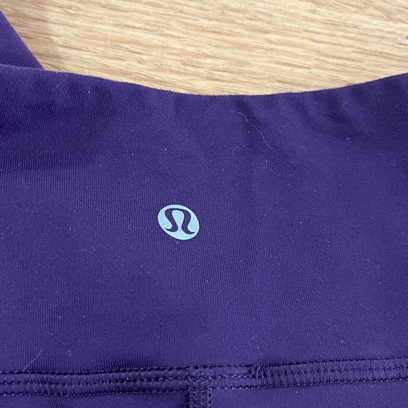 Lululemon Practice Daily Deep Purple Full Leggings Size 4 - Picture 7 of 12